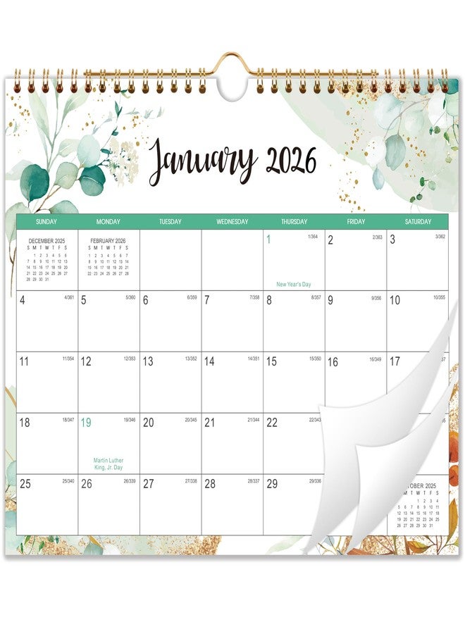 Coboll 2026 Calendar - Wall Calendar 2026 from January 2026 - December 2026, Calendars 8.5" × 11", 12 Monthly Wall Calendar Small, Space Enough for Writing with Julian Dates - Image 1